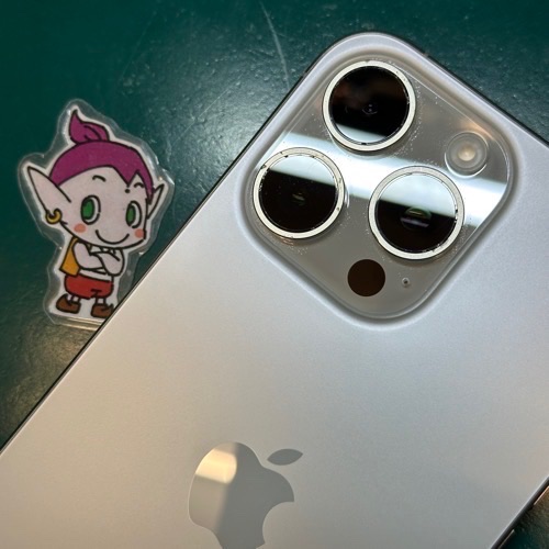 修理完了後のiPhone15ProMaxカメラ