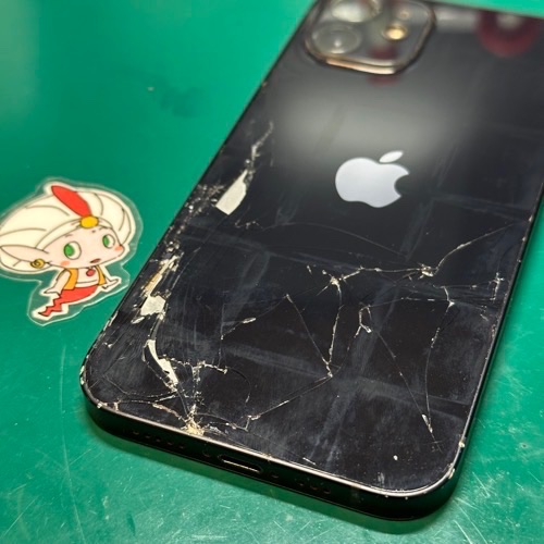 iPhone12 64GB 修理歴あり 本体 APPLE 〔中古〕iPhone12 64GB MGHN3J/A Black SoftbankSIMロック