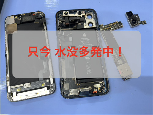 iPhone 水没修理